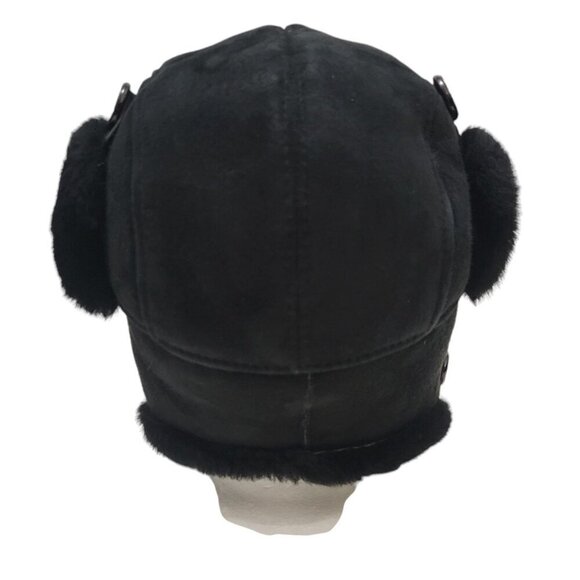 Zavelio Shearling Aviator Trapper Hat - Picture 5 of 11